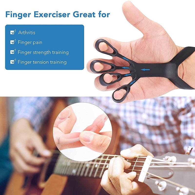 Silicone Grip Device Finger Exercise Stretcher Arthritis Hand Grip Trainer Strengthen Rehabilitation Training To Relieve Pain - ShopSphere