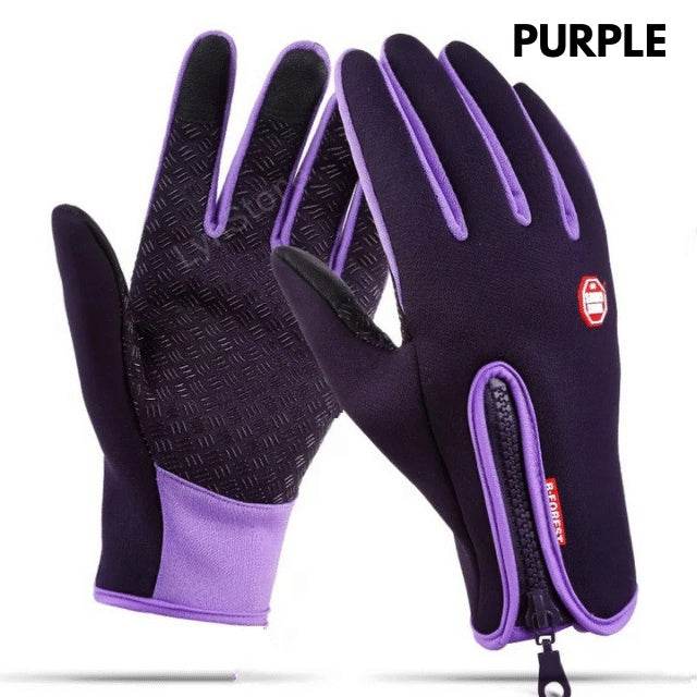 Winter Gloves Touch Screen Riding Motorcycle Sliding Waterproof Sports Gloves With Fleece - ShopSphere