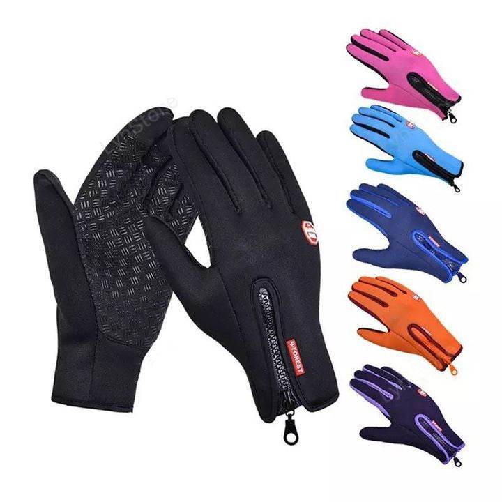 Winter Gloves Touch Screen Riding Motorcycle Sliding Waterproof Sports Gloves With Fleece - ShopSphere