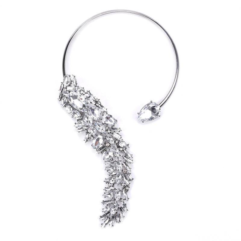 Colorful Rhinestones Chokers Necklaces Fashion Trend Crystals Necklaces Fine Jewelry Accessories for Women - ShopSphere