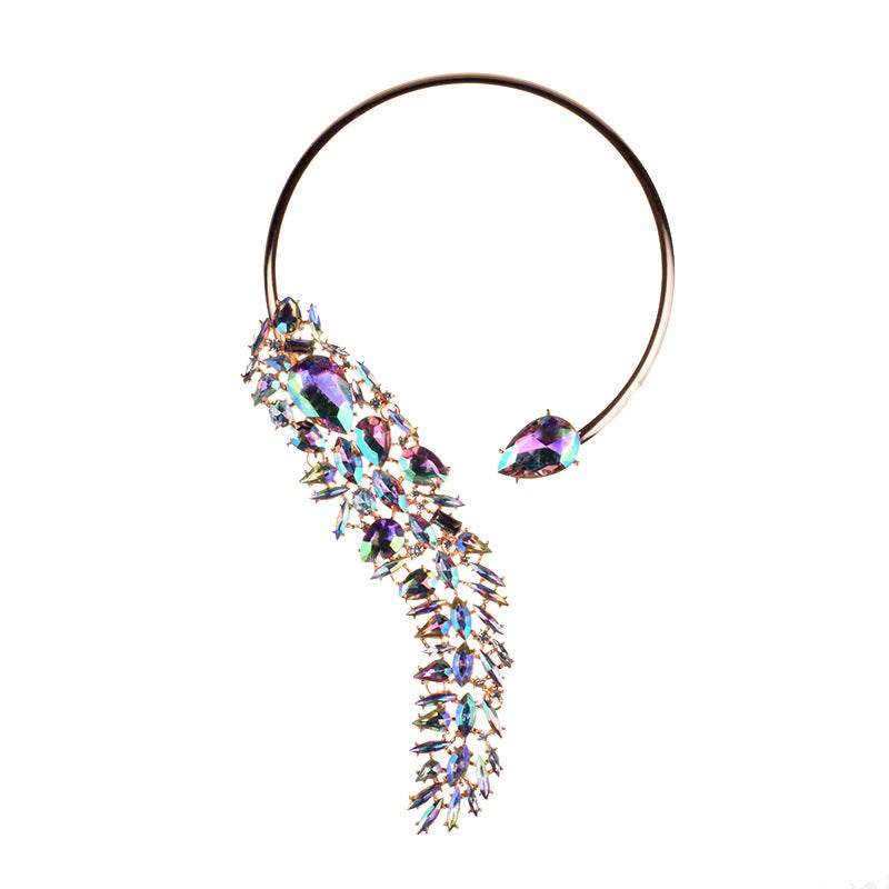 Colorful Rhinestones Chokers Necklaces Fashion Trend Crystals Necklaces Fine Jewelry Accessories for Women - ShopSphere