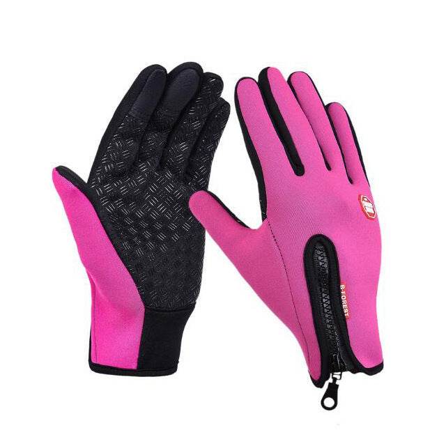 Winter Gloves Touch Screen Riding Motorcycle Sliding Waterproof Sports Gloves With Fleece - ShopSphere