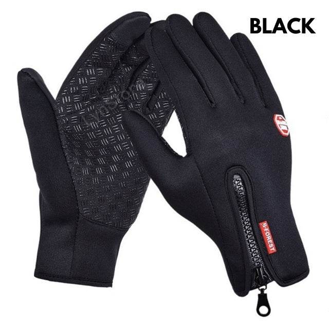 Winter Gloves Touch Screen Riding Motorcycle Sliding Waterproof Sports Gloves With Fleece - ShopSphere
