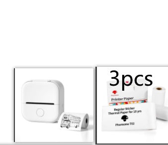 Portable Mini Thermal Label Printer Home Photo Printer Student Wrong Question Printer Bluetooth-compatible Mini Label Printer Price Tag - ShopSphere