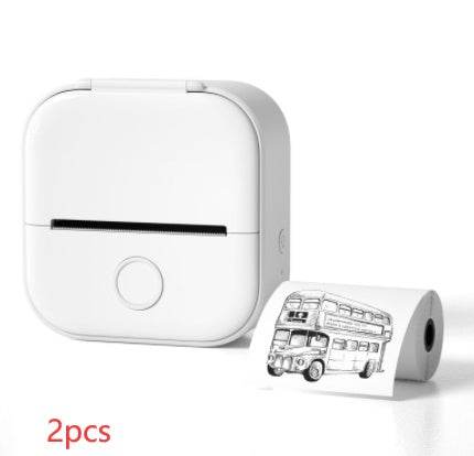 Portable Mini Thermal Label Printer Home Photo Printer Student Wrong Question Printer Bluetooth-compatible Mini Label Printer Price Tag - ShopSphere