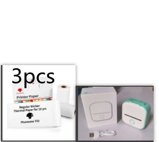 Portable Mini Thermal Label Printer Home Photo Printer Student Wrong Question Printer Bluetooth-compatible Mini Label Printer Price Tag - ShopSphere
