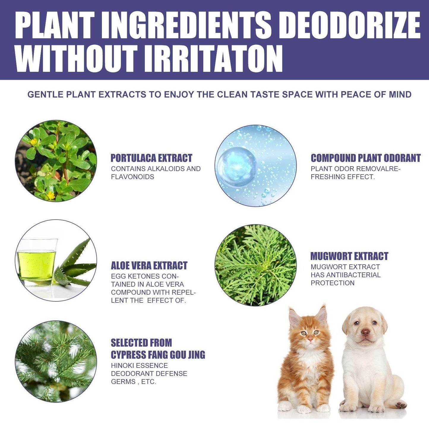 Dogs And Cats Remove Urine Odor, Body Odor, Feces Odor, And Fresh Air - ShopSphere