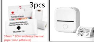 Portable Mini Thermal Label Printer Home Photo Printer Student Wrong Question Printer Bluetooth-compatible Mini Label Printer Price Tag - ShopSphere