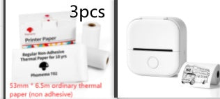 Portable Mini Thermal Label Printer Home Photo Printer Student Wrong Question Printer Bluetooth-compatible Mini Label Printer Price Tag - ShopSphere