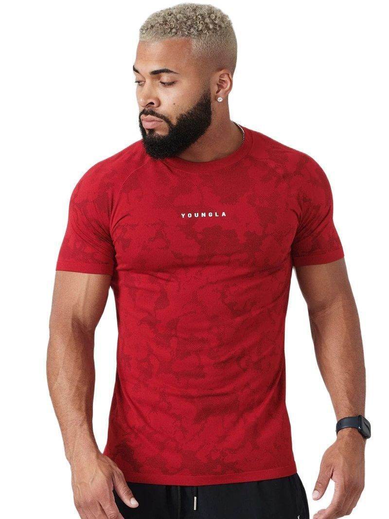 Workout Clothes Camouflage Sports T-shirt Men - ShopSphere