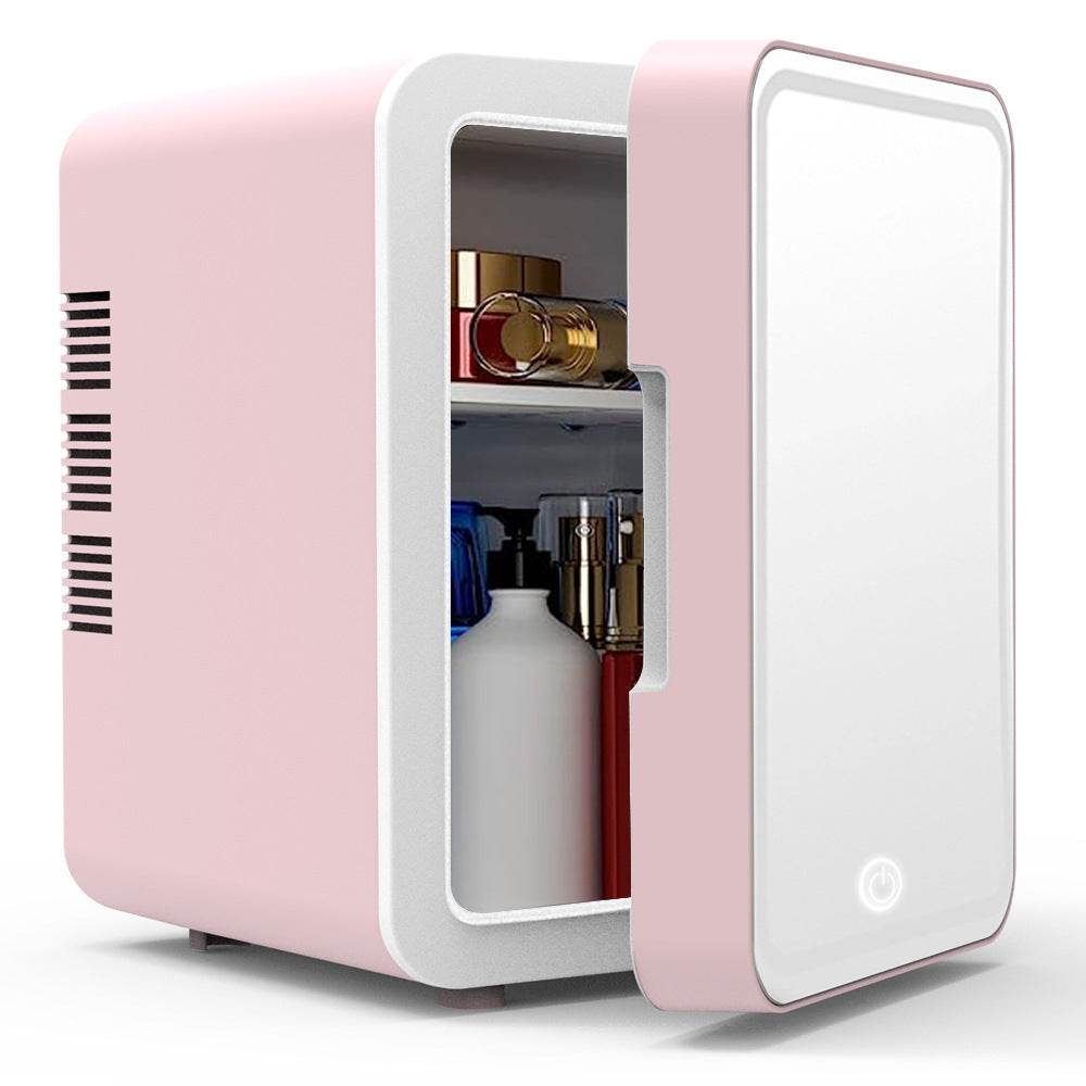 Beauty Refrigerator Makeup Skin Care Products Mini Smal110V Portable Built-in Light Car Refrigerator - ShopSphere