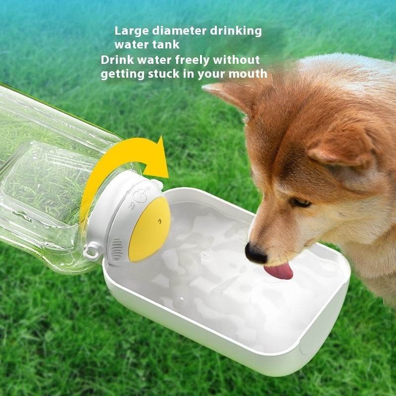 2 In 1 Dog Large Capacity Pets Out Drinking Pot Cat Water Dispenser Portable Water Cup Water And Food Integrated Bowl Pet Products - ShopSphere