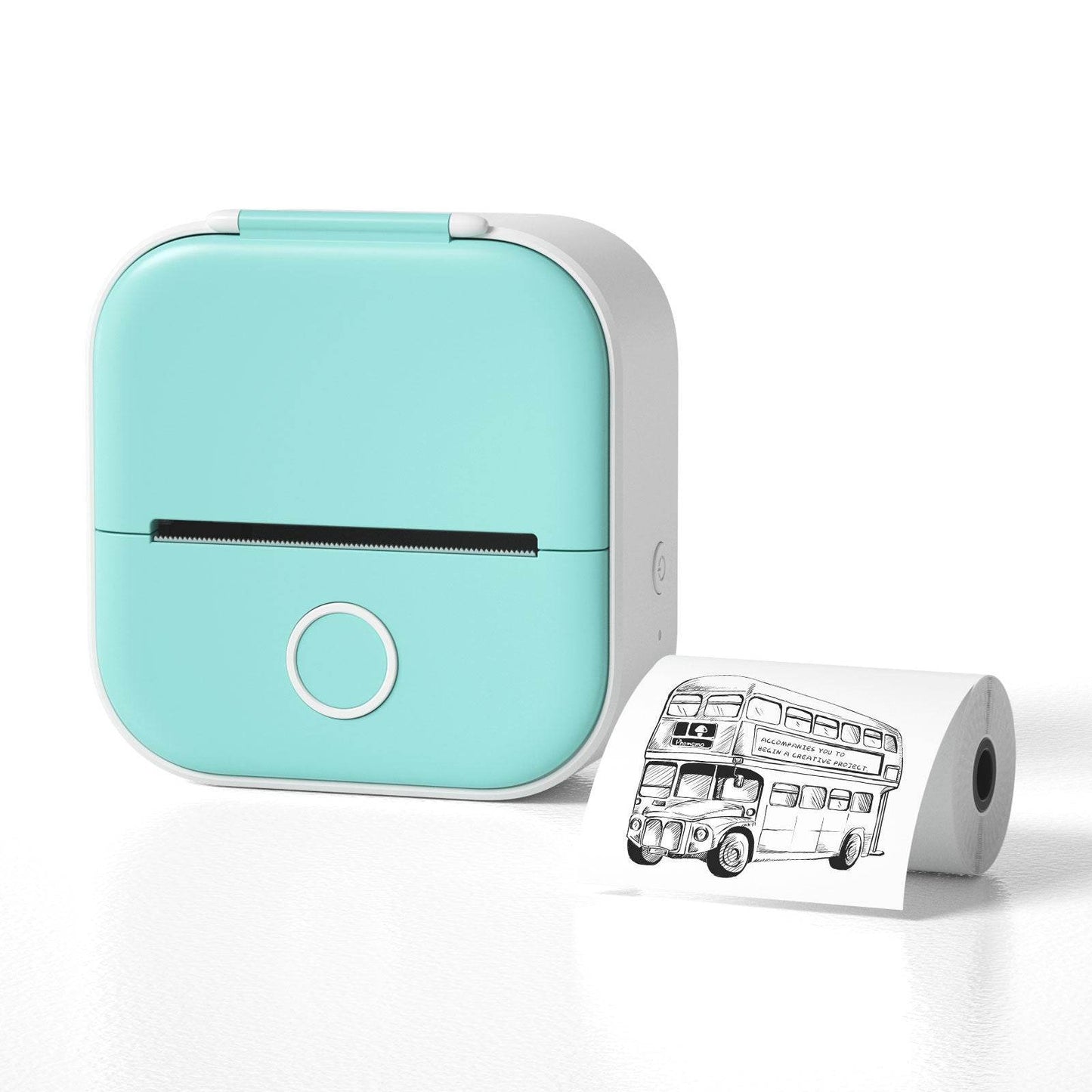 Portable Mini Thermal Label Printer Home Photo Printer Student Wrong Question Printer Bluetooth-compatible Mini Label Printer Price Tag - ShopSphere