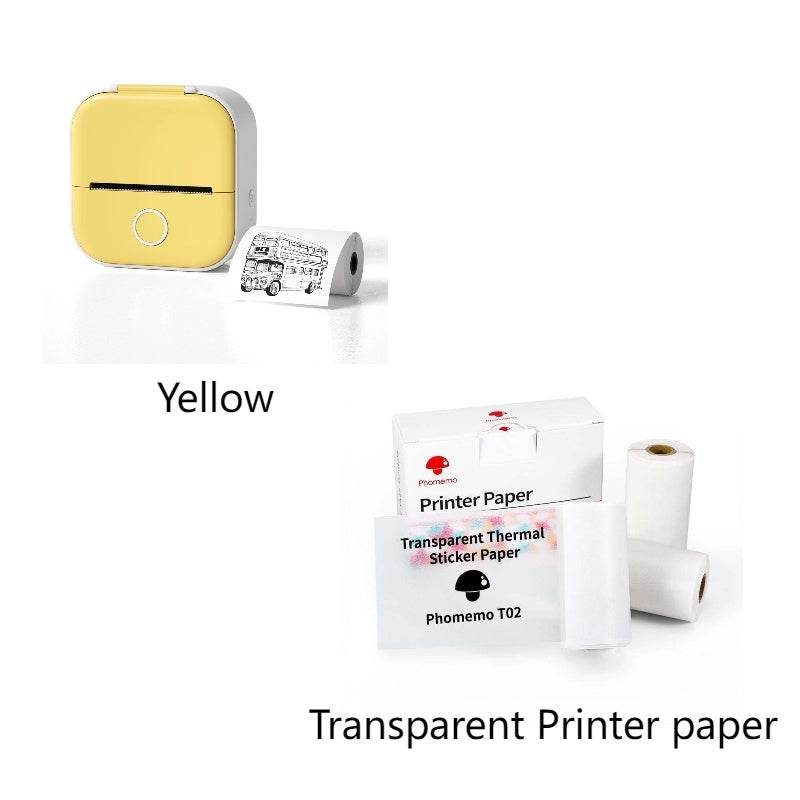 Portable Mini Thermal Label Printer Home Photo Printer Student Wrong Question Printer Bluetooth-compatible Mini Label Printer Price Tag - ShopSphere