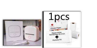 Portable Mini Thermal Label Printer Home Photo Printer Student Wrong Question Printer Bluetooth-compatible Mini Label Printer Price Tag - ShopSphere