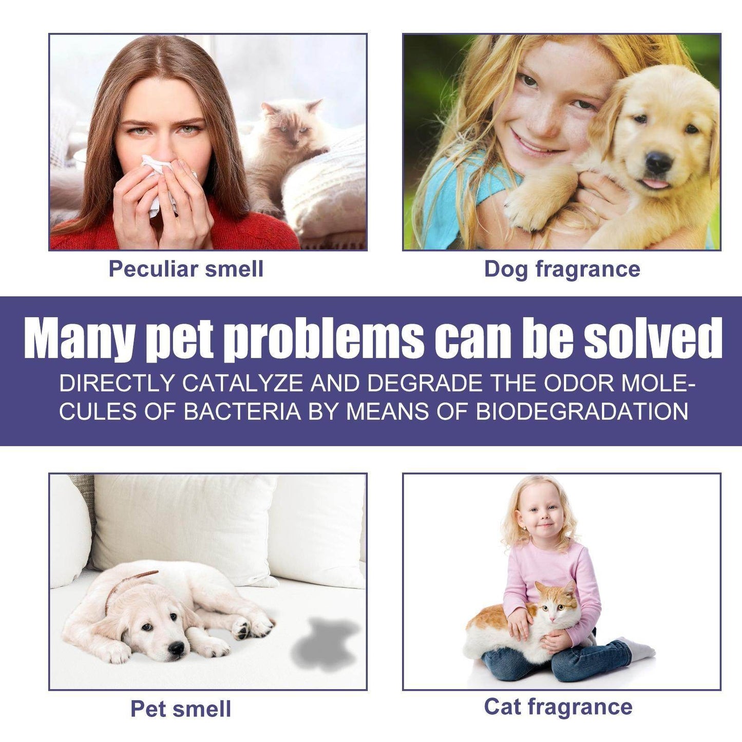 Dogs And Cats Remove Urine Odor, Body Odor, Feces Odor, And Fresh Air - ShopSphere