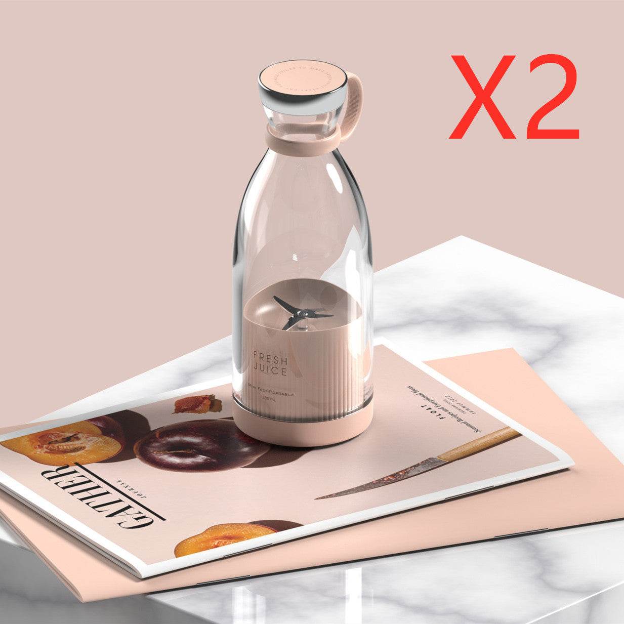 350ML Electric Juicer Blender Mixer USB Rechargeable Machine Household Portable Blender Maker Cup Kitchen Tool Kit - ShopSphere