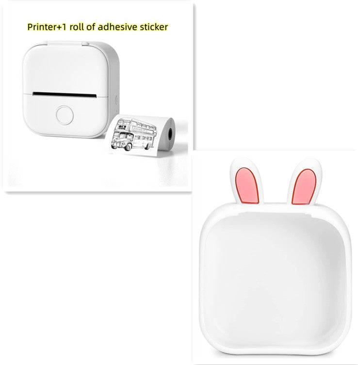 Portable Mini Thermal Label Printer Home Photo Printer Student Wrong Question Printer Bluetooth-compatible Mini Label Printer Price Tag - ShopSphere