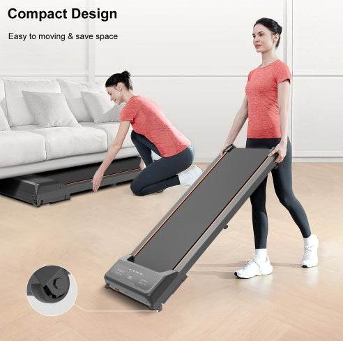 Walking Pad Under Desk Treadmill, LED Display And Remote Control Portable Treadmill For Home And Office, 2.5HP 265LBS - ShopSphere