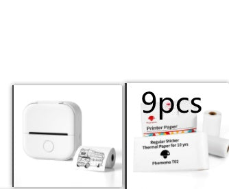 Portable Mini Thermal Label Printer Home Photo Printer Student Wrong Question Printer Bluetooth-compatible Mini Label Printer Price Tag - ShopSphere
