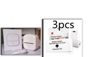 Portable Mini Thermal Label Printer Home Photo Printer Student Wrong Question Printer Bluetooth-compatible Mini Label Printer Price Tag - ShopSphere