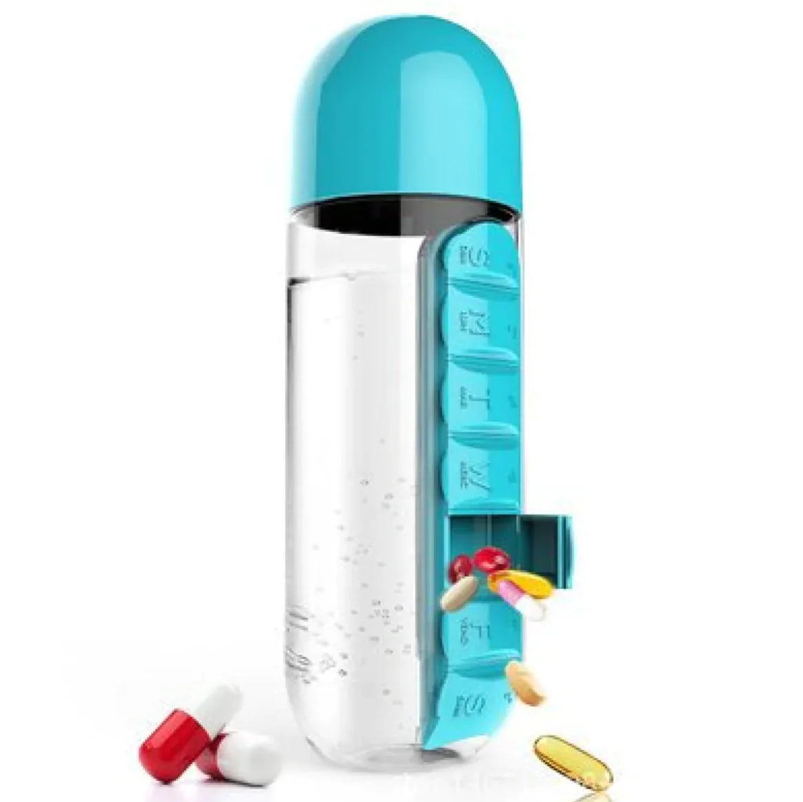2-in-1 Medicine Bottle & Cup – 600ml - ShopSphere