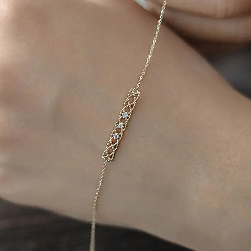 Sterling Silver Bracelet for Unique Female Style - ShopSphere