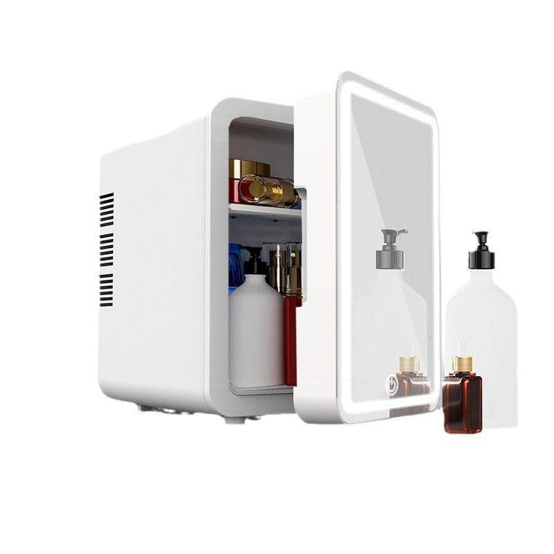 Beauty Refrigerator Makeup Skin Care Products Mini Smal110V Portable Built-in Light Car Refrigerator - ShopSphere