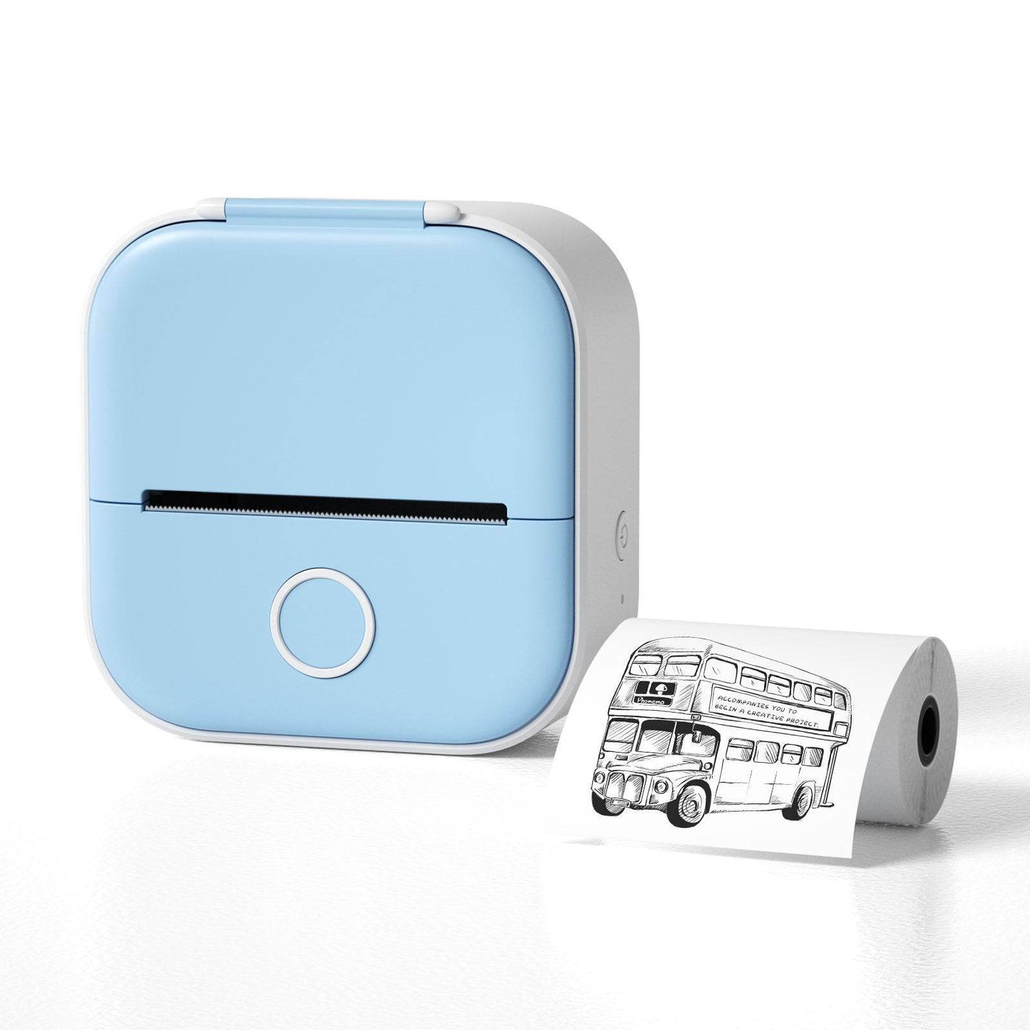 Portable Mini Thermal Label Printer Home Photo Printer Student Wrong Question Printer Bluetooth-compatible Mini Label Printer Price Tag - ShopSphere