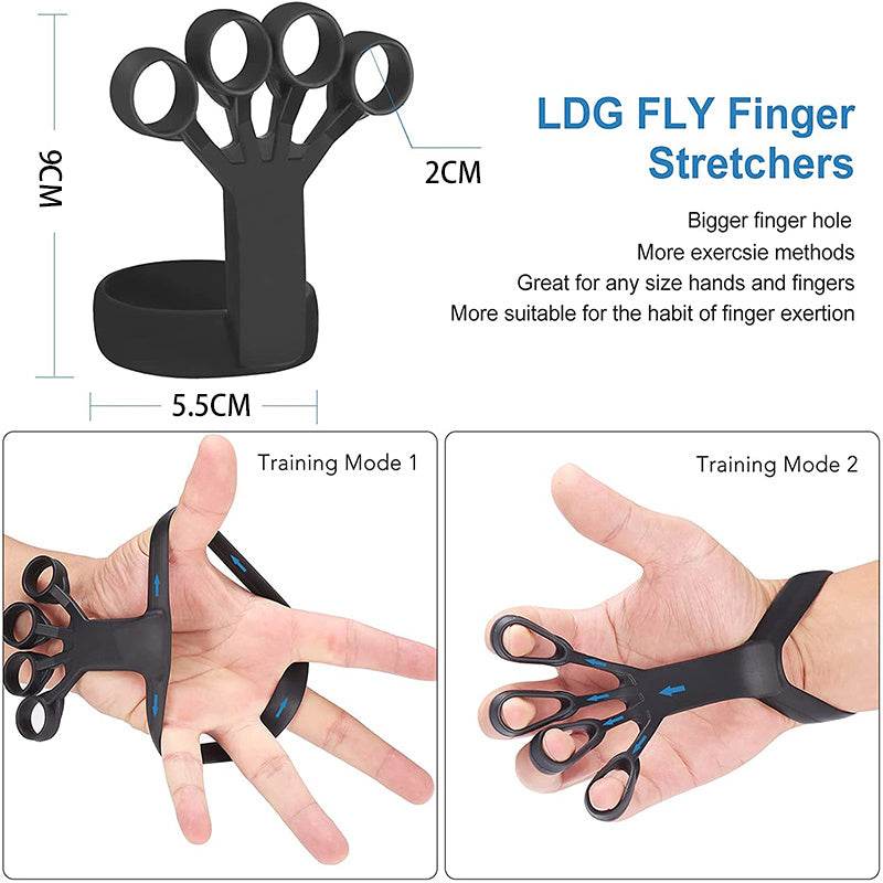 Silicone Grip Device Finger Exercise Stretcher Arthritis Hand Grip Trainer Strengthen Rehabilitation Training To Relieve Pain - ShopSphere