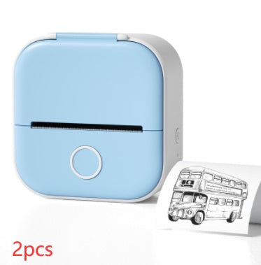 Portable Mini Thermal Label Printer Home Photo Printer Student Wrong Question Printer Bluetooth-compatible Mini Label Printer Price Tag - ShopSphere