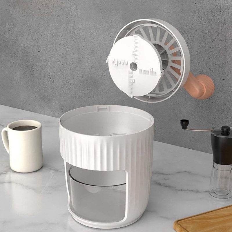 Hand-cranked Ice Shaving Machine Small Household Ice Crusher Hand-cranked Smoothie Machine Hail Ice Machine Kitchen Gadgets - ShopSphere