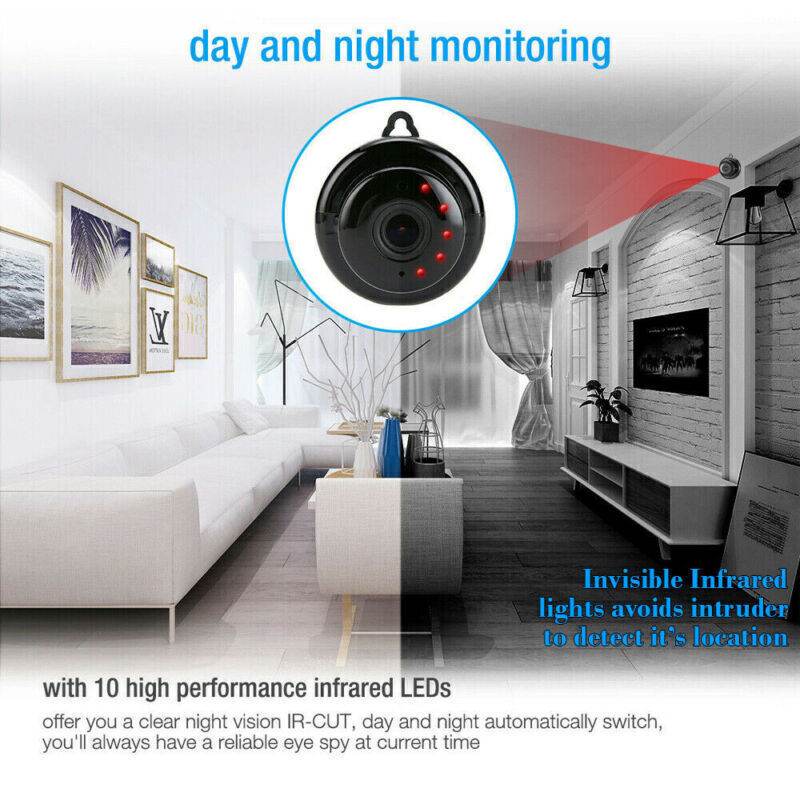 CCTV Camera WiFi 1080P Wireless IR Indoor Outdoor Security Night Vision Home CAM - ShopSphere