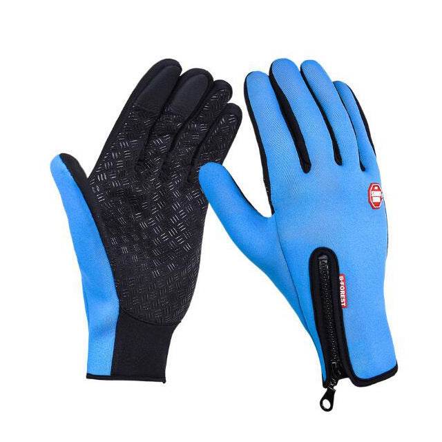 Winter Gloves Touch Screen Riding Motorcycle Sliding Waterproof Sports Gloves With Fleece - ShopSphere
