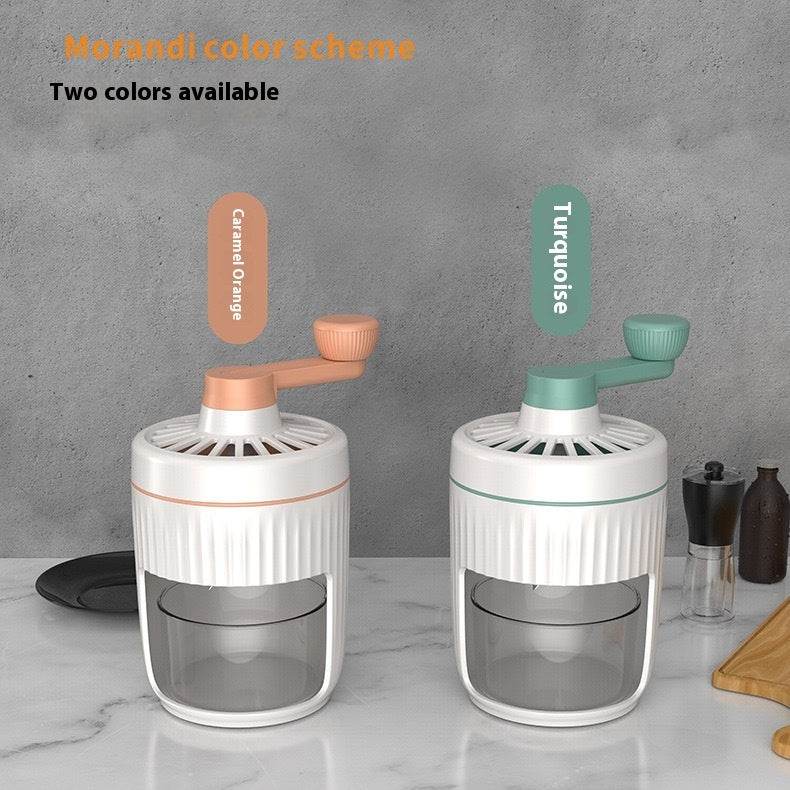 Hand-cranked Ice Shaving Machine Small Household Ice Crusher Hand-cranked Smoothie Machine Hail Ice Machine Kitchen Gadgets - ShopSphere