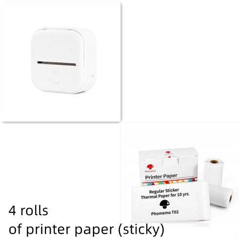Portable Mini Thermal Label Printer Home Photo Printer Student Wrong Question Printer Bluetooth-compatible Mini Label Printer Price Tag - ShopSphere