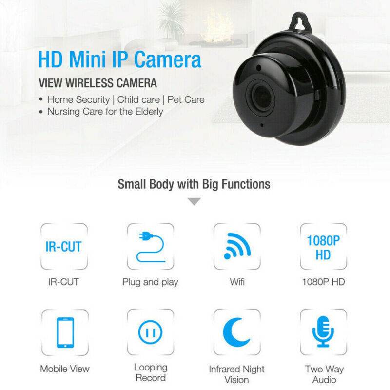 CCTV Camera WiFi 1080P Wireless IR Indoor Outdoor Security Night Vision Home CAM - ShopSphere