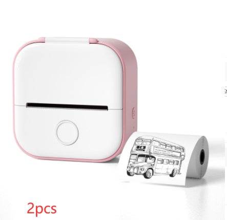 Portable Mini Thermal Label Printer Home Photo Printer Student Wrong Question Printer Bluetooth-compatible Mini Label Printer Price Tag - ShopSphere