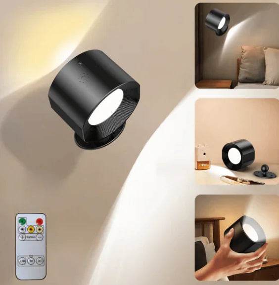 Magnetic Wall-Mounted Bedside Lamp - ShopSphere