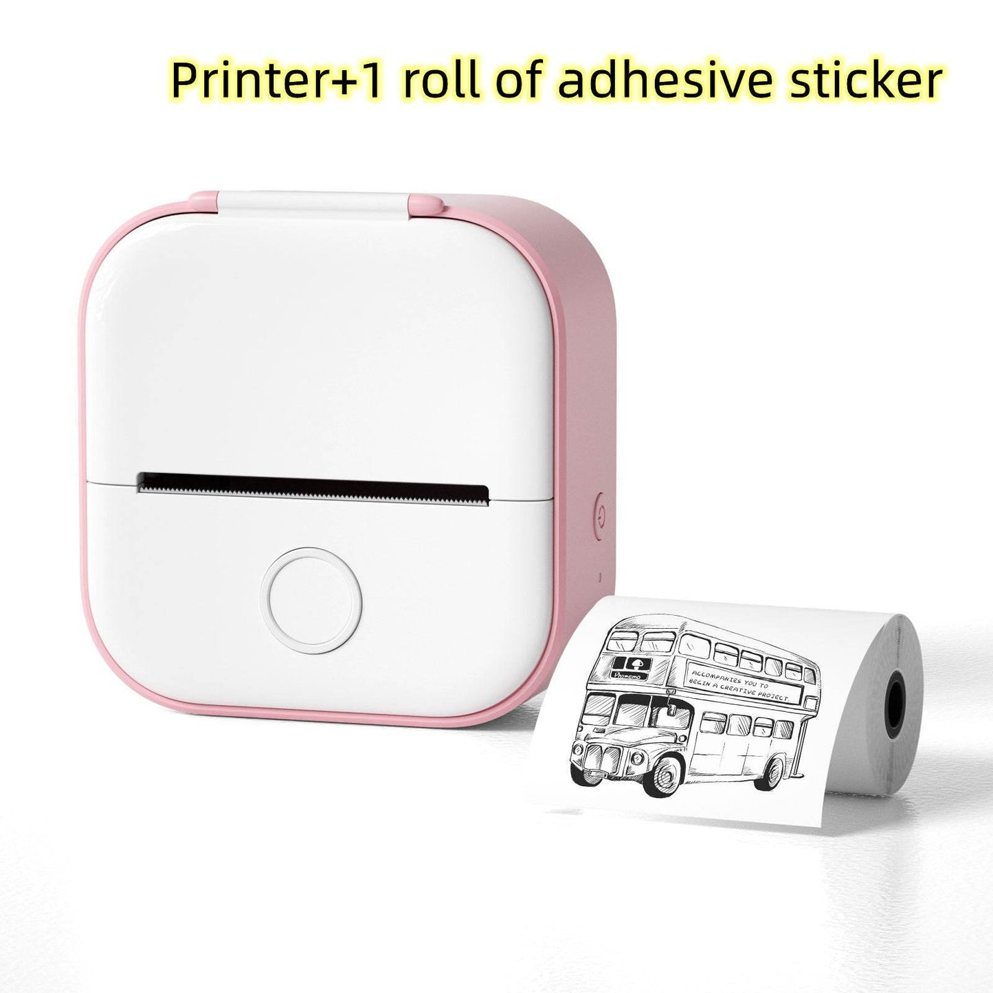 Portable Mini Thermal Label Printer Home Photo Printer Student Wrong Question Printer Bluetooth-compatible Mini Label Printer Price Tag - ShopSphere