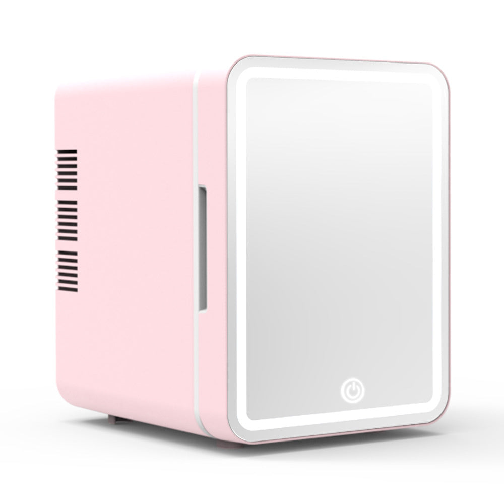 Beauty Refrigerator Makeup Skin Care Products Mini Smal110V Portable Built-in Light Car Refrigerator - ShopSphere