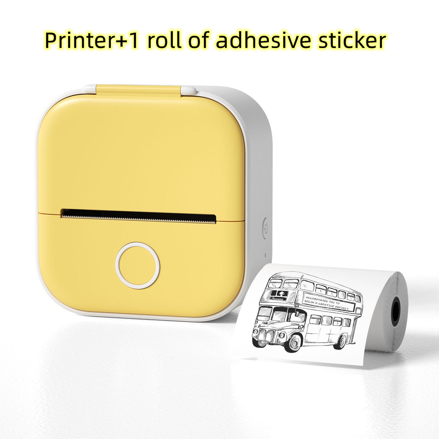 Portable Mini Thermal Label Printer Home Photo Printer Student Wrong Question Printer Bluetooth-compatible Mini Label Printer Price Tag - ShopSphere
