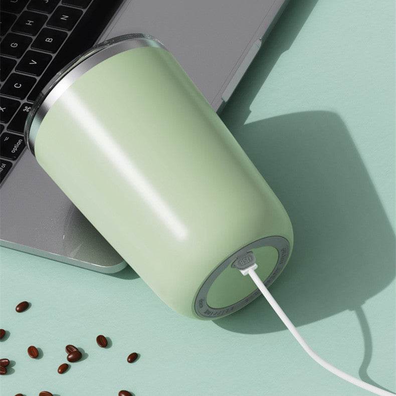 350ml Automatic Self Stirring Mug Coffee Milk Juice Mixing Cup Electric Stainless Steel Lazy Rotating Mug Magnetic Stirring Cup Kitchen Gadgets - ShopSphere
