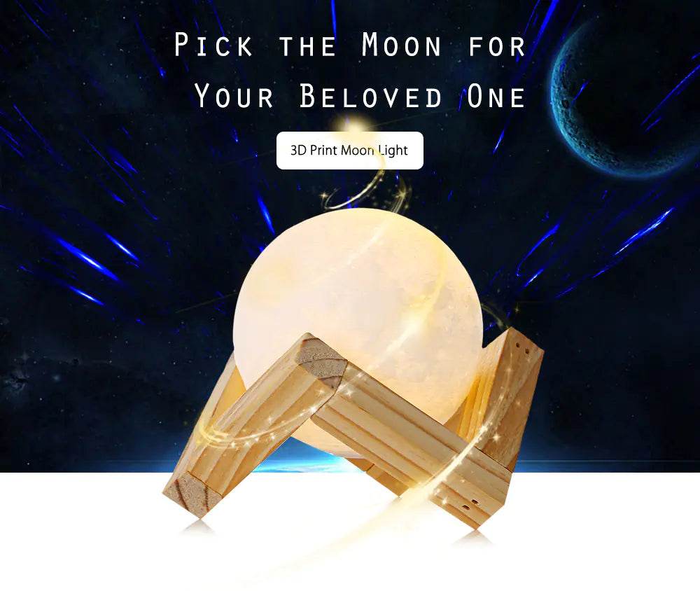 Moon Lamp, Indoor Light, Night Light - ShopSphere