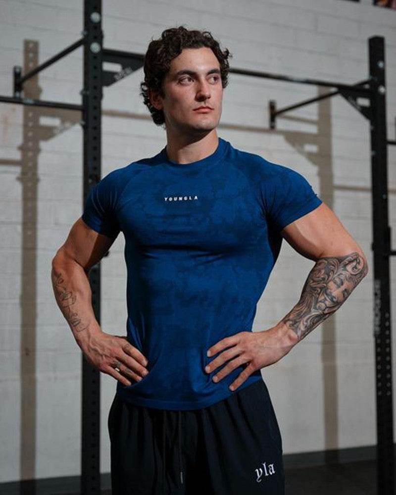 Workout Clothes Camouflage Sports T-shirt Men - ShopSphere