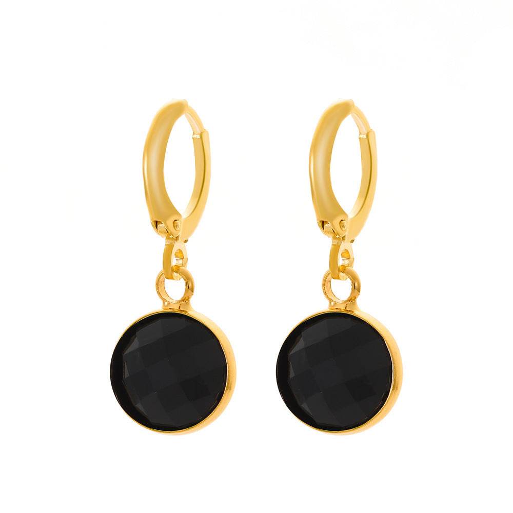 Color Transparent Crystal Ear Clips Affordable Luxury Fashion French Style - ShopSphere