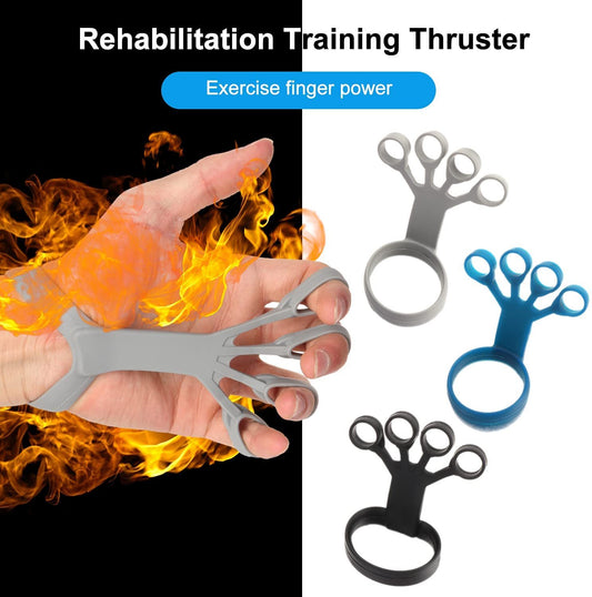 Silicone Grip Device Finger Exercise Stretcher Arthritis Hand Grip Trainer Strengthen Rehabilitation Training To Relieve Pain - ShopSphere