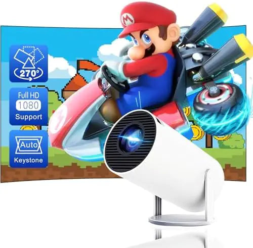 "Smart 4K Mini Projector - portable,wireless & Ultra-clear" - ShopSphere