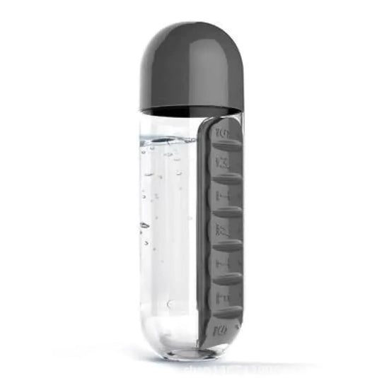 2-in-1 Medicine Bottle & Cup – 600ml - ShopSphere