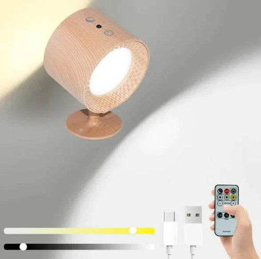 Magnetic Wall-Mounted Bedside Lamp - ShopSphere